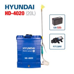 Bình xịt điện HYUNDAI HD-4020 (20 Lít, Ắc quy 12V - 8AH)