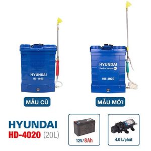 Bình xịt điện HYUNDAI HD-4020 (20 Lít, Ắc quy 12V - 8AH) - Ảnh 4