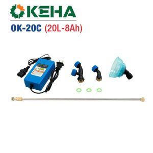 Bình xịt điện OKEHA OK-20C (20 Lít, 12V - 8AH) - Ảnh 3
