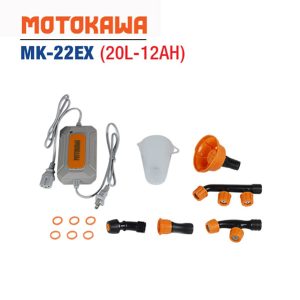 Bình xịt điện 2 bơm có đảo thuốc MOTOKAWA MK-22EX (20 Lít, 12V - 12AH, bơm đôi) - Ảnh 3