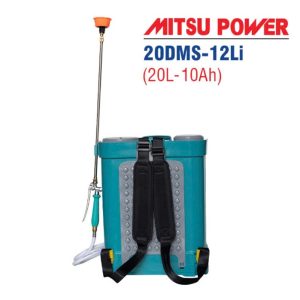 Bình xịt điện 2 bơm siêu nhẹ Li-ion MITSU POWER 20DMS-12 (20 Lít, 12V - 10AH, bơm đôi) - Ảnh 3