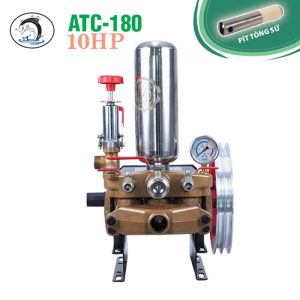 Đầu bơm pít tông sứ Cá Heo Yasaki ATC-180 (10HP, Piston 45mm) - Ảnh 3