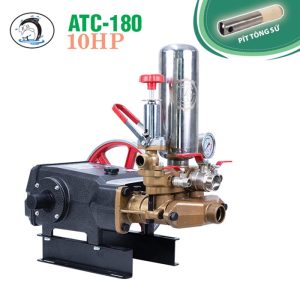 Đầu bơm pít tông sứ Cá Heo Yasaki ATC-180 (10HP, Piston 45mm) - Ảnh 2