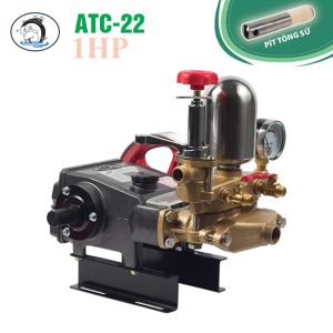 Đầu bơm pít tông sứ Cá Heo ATC-22 (1HP, Piston 22mm) - Ảnh 1