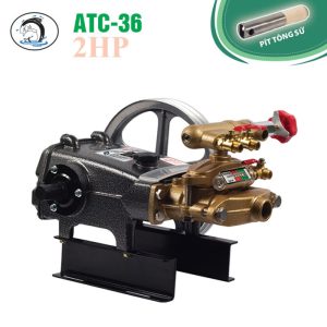 Đầu bơm tự động pít tông sứ Cá Heo ATC-36 (2HP, Piston 30mm) - Ảnh 1