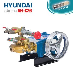 Đầu bơm tự động pít tông sứ HYUNDAI AH-C26 (1HP, Piston 22mm) - Ảnh 2