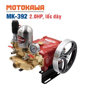 Đầu bơm MOTOKAWA MK-392 (2HP, Piston 30mm, Lốc dày) - Ảnh 2