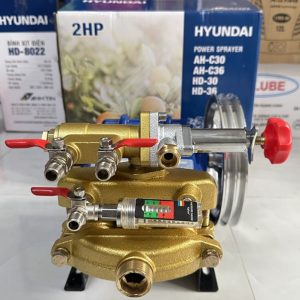 Đầu bơm tự động pít tông sứ HYUNDAI AH-C36 (2HP, Piston 30mm) - Ảnh 6