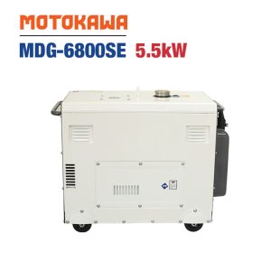 Máy phát điện cách âm động cơ dầu Diesel MOTOKAWA MDG-6800SE (5.5KW, Có đề) - Ảnh 4