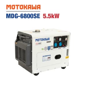Máy phát điện cách âm động cơ dầu Diesel MOTOKAWA MDG-6800SE (5.5KW, Có đề) - Ảnh 3