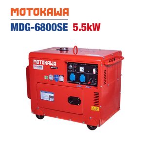 Máy phát điện cách âm động cơ dầu Diesel MOTOKAWA MDG-6800SE (5.5KW, Có đề) - Ảnh 9