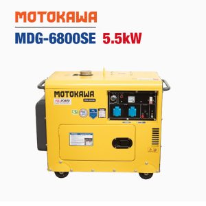 Máy phát điện cách âm động cơ dầu Diesel MOTOKAWA MDG-6800SE (5.5KW, Có đề) - Ảnh 10