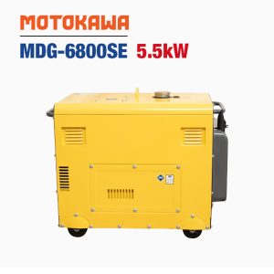 Máy phát điện cách âm động cơ dầu Diesel MOTOKAWA MDG-6800SE (5.5KW, Có đề) - Ảnh 12