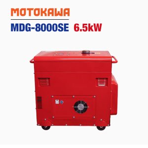 Máy phát điện cách âm động cơ dầu Diesel MOTOKAWA MDG-8000SE (6.5KW, Có đề) - Ảnh 3
